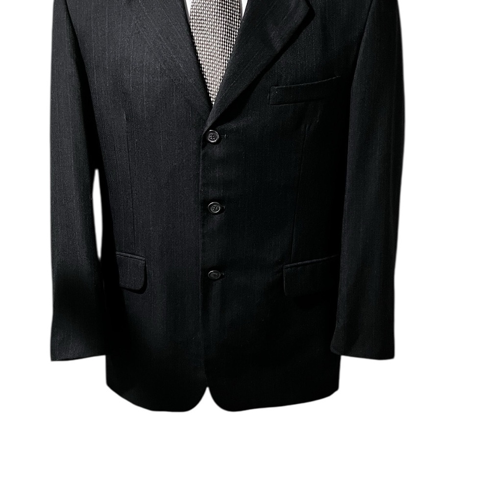 Classic Gray Men's Blazer with a slightly Blue Pinstripe very Subtle☑️VEN50 - Picture 7 of 12